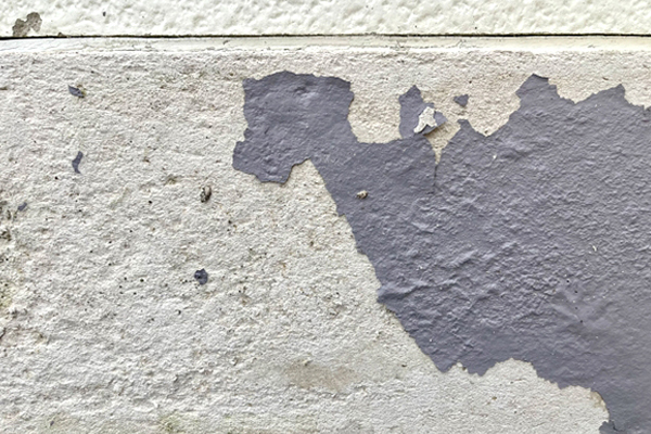 外壁塗装の剥がれ